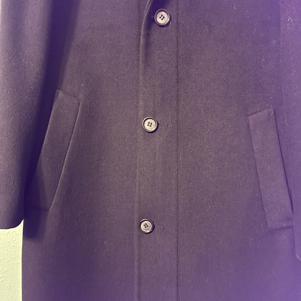 Men’s Ralph Lauren Wool Coat Black - Picture 3 of 12